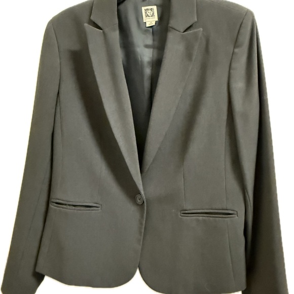 Anne Klein Jackets & Blazers - Anne Klein Charcoal Tailored Blazer